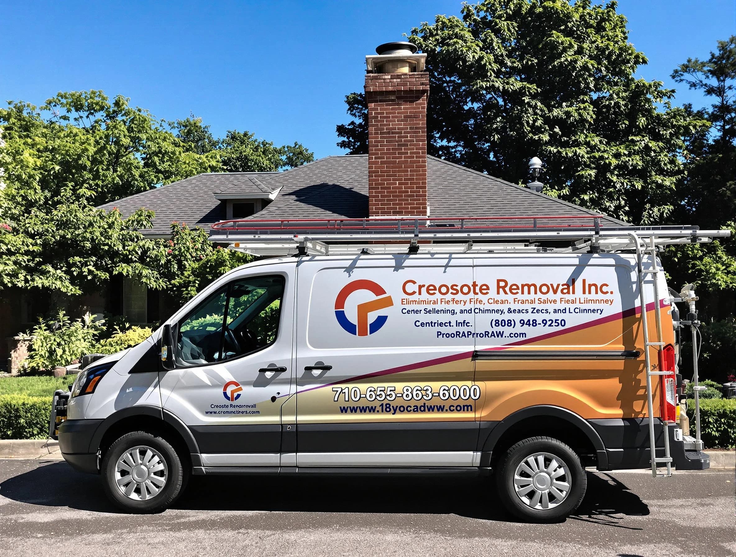 Bensley Chimney Sweep technician removing creosote safely in Bensley, VA