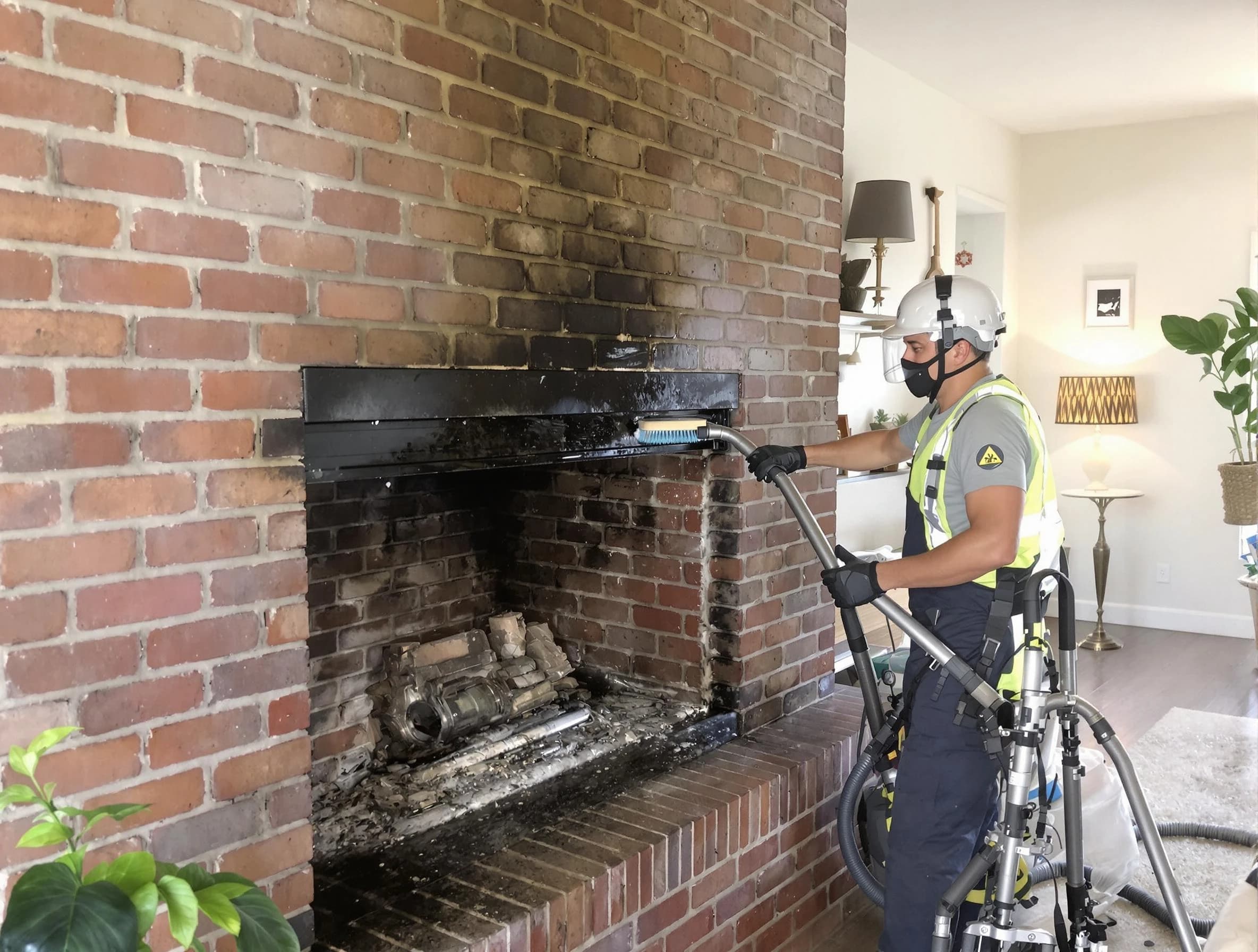 Bensley Chimney Sweep providing fireplace cleaning services in Bensley, VA