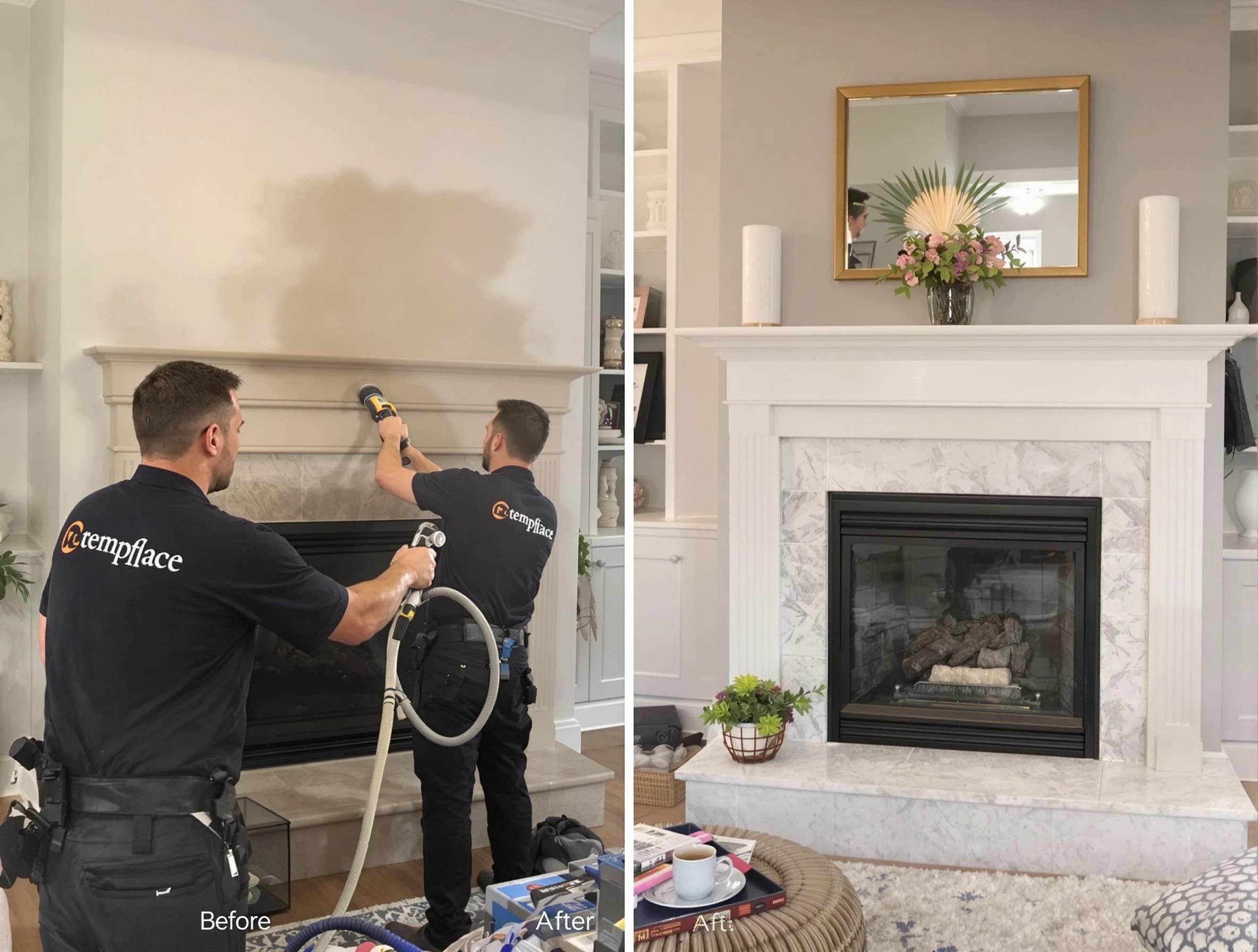 Professional soot removal by Bensley Chimney Sweep team in Bensley, VA