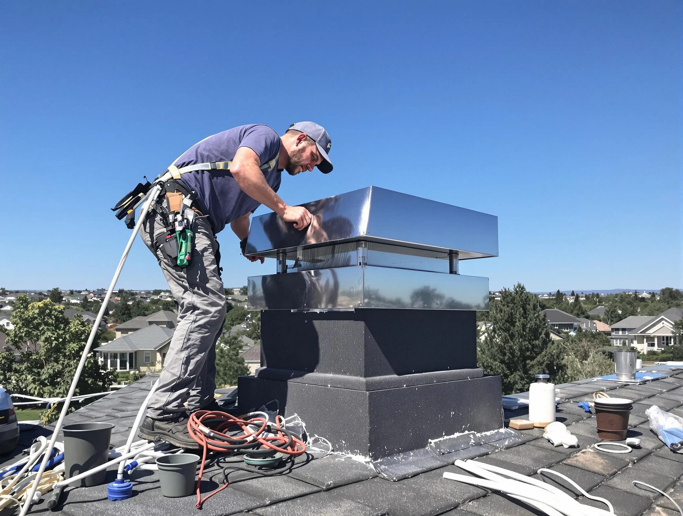 Chimney Cap Services service in Bensley, VA