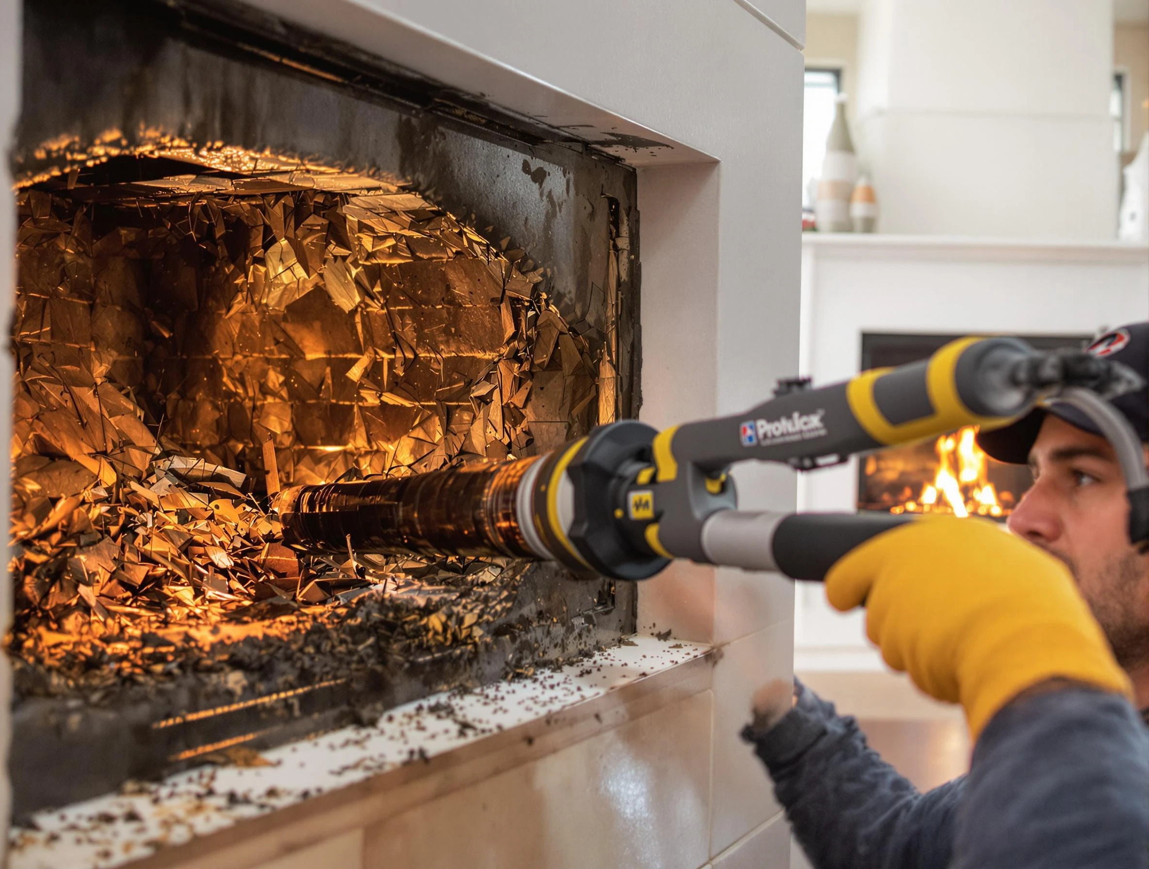 Professional chimney cleaning by Bensley Chimney Sweep in Bensley, VA