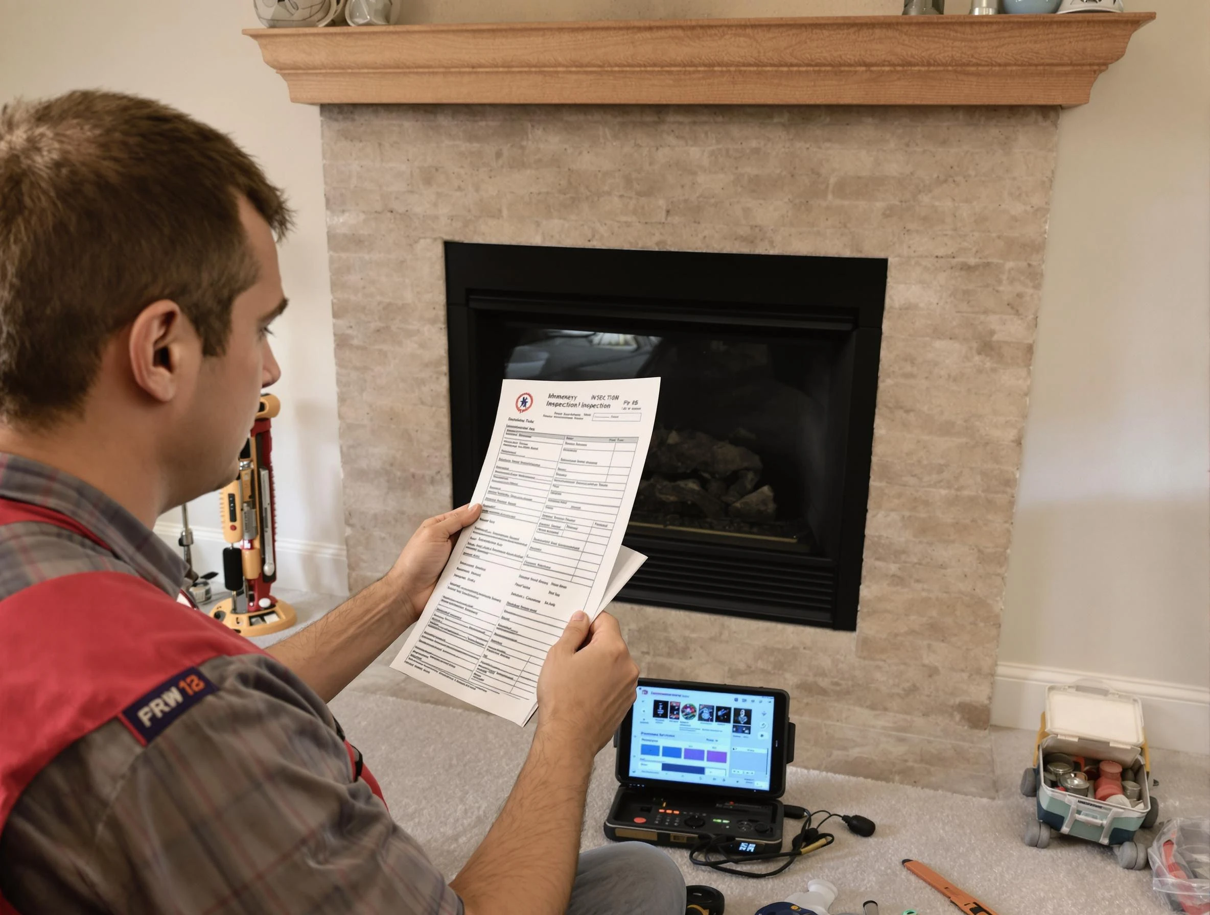 Thorough chimney inspection by Bensley Chimney Sweep in Bensley, VA