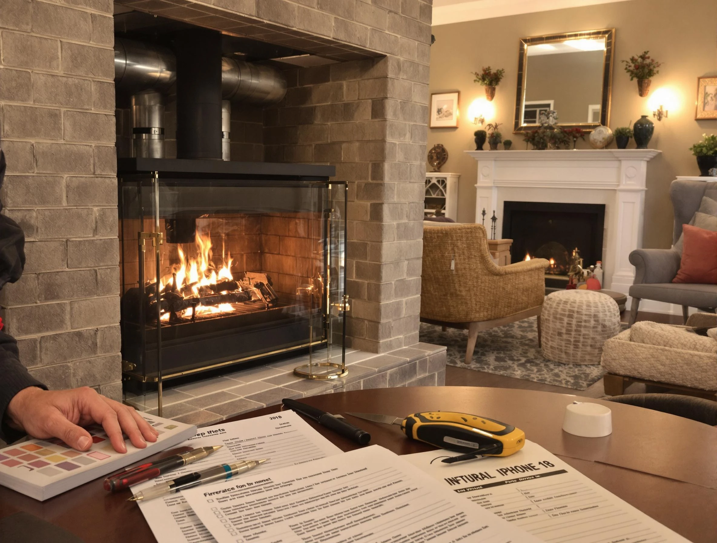 Bensley Chimney Sweep verifying fireplace safety measures in Bensley, VA